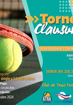 Cartel del torneo