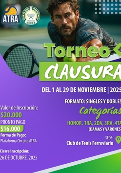 Cartel del torneo